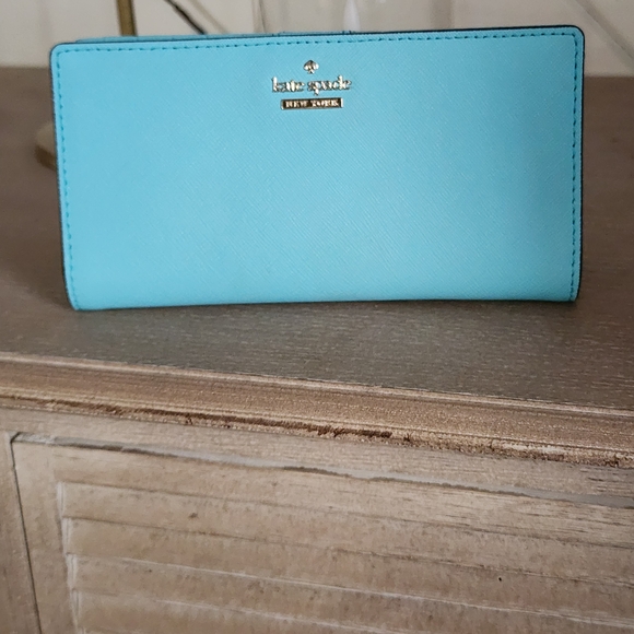 kate spade Handbags - Kate Spade Blue Wallet